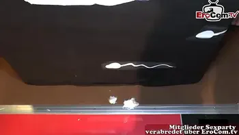 Deutsche dicke mutter mit dicken natur titten beim sperma creampie gangbang