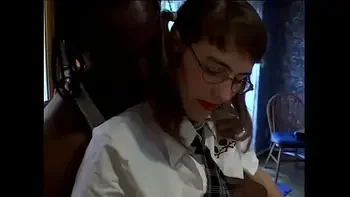 Cute darkhaired college girl Rebecca Starr got her glasses whitewashed after horny ebony fellow had navigated the windward passage on the kitchen table