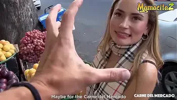 MAMACITAZ - Fat Booty Big Tits Latina Anastasia Rey Bangs On The Midday With Her Man