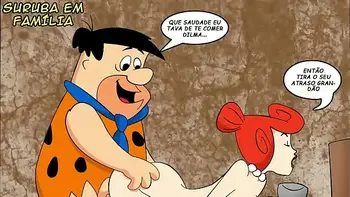Uma Suruba em Família - HQ Pornô - Os Flintstones
