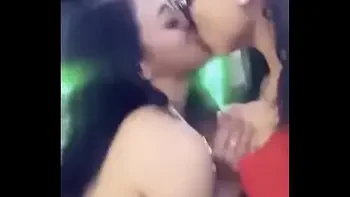 Girls at party being naughty