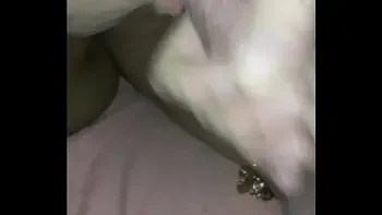 Ebony Granny eats cum