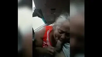 Grandma rose sucking my dick after few shots lol