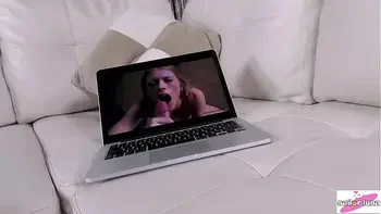 Pillow humping teen loves dirty talk