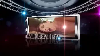 Stepbrother stumble in on his stepsister fucking a dildo