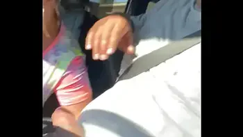 She snuck out back to suck my dick while her man was in the shower