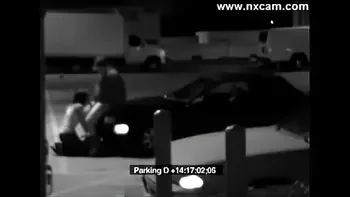 Security Camera Captures Blowjob on Car