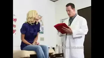 Brandy sees Dr Jack to check out her ass and pussy with wild sex later.