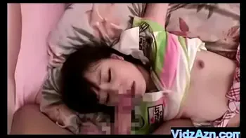 He Cums on Her Cute Asian Face