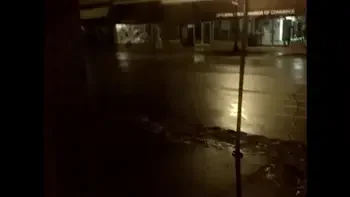 hangin out nude in a store front on main street