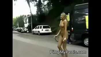 sexy naked girls walking in public