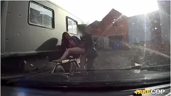 Unfaithful Redhead Girlfriend Gets The Full Length Of A Policemans Big Cock Inside Her With Monty Cash And Candi Cox