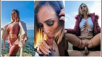 Super Risky Blowjob At Lake Geneva And Creampie In Swiss Countryside