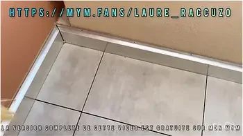 French Bikini Slut Empties A Guys Balls On The Terrace In Full View Of The Neighbors!