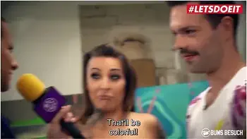 Thick Porn Star Wild Vicky Gets Painted And Fucked By Artist