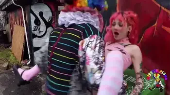 Fucking gothic chick after rock concert