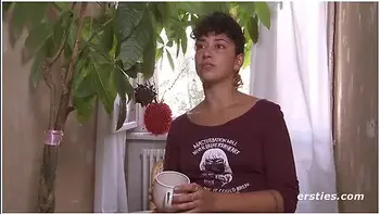 Cute German Brunette Likes To Use Dildo