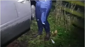 Girl Totally Pisses Her Blue Jeans In Public! Couldnt Hold It!