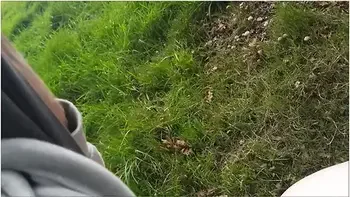 Love Being Fucked Outside And Gargling Cum