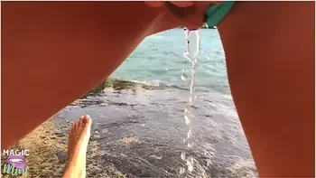 Beautiful Girl Peeing In Public / Piss Compilation