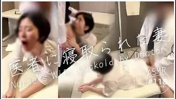 [cuckold]husband, Im Sorry!nurses Wife Is Trained To Dirty Talk By Doctor In Hospital