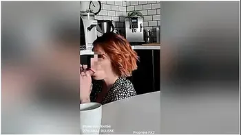 Fk2 - Redhead Milf Gets Ass Fucked Plain By Her Young Neighbor On The Kitchen Table