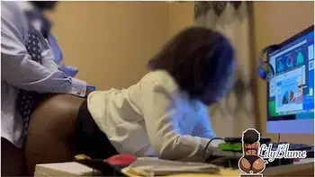 Sneaky Office Doggy Ends In Cum On Ass While Cheating With My Boss At Work