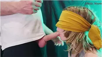 Ice Cream Taste Game. My Stepsister Swallows My Cum- Sheila Moore