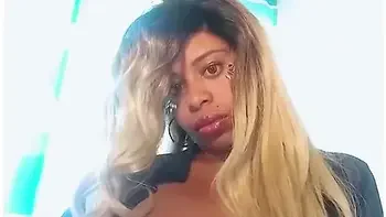 With Blonde Wig Needs To Be Fucked
