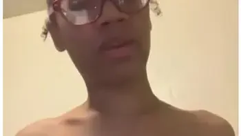 Cute Light Skin Ebony Giving Joi