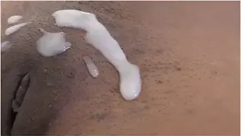 Ebony Cuty Fucked By Bwc And Cum On Pussy