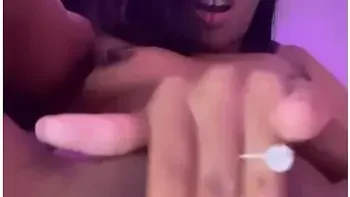 Petite Ebony Finger Fucking My Pussy Until I Cum Throbbing Pussy