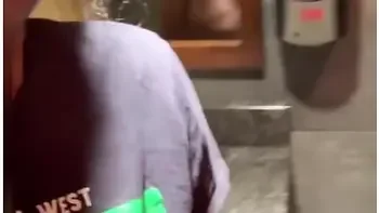 Public Bathroom! Sneak Play W/ Fat Wet Pussy, Wants Boss To Walk In & Help! - Pussy Boss