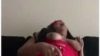 Santas Slutty Reindeer Squirts On The Couch