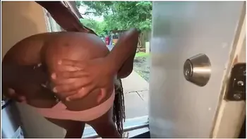 Anal Slut Next Door Came Over For Some Salt But Got Fuck In The Rain