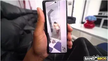 Eden West Catches Her Stepfather Jonathan Jerking Off Watching Her Shower And Gets Horny