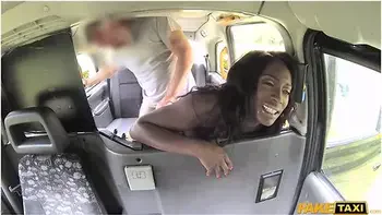 Black Milf Pro Gives Cabby A Proper Filthy Fuck And Sloppy Blowjob With Jai James