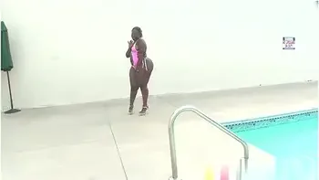 Big Booty Bbw Ms Marche Gets Fucked By The Pool By A Bbc