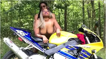 Don Whoe Bends Nina Rivera Over On His Crotch Rocket And Pounds Her Red Pussy Hard Outdoor Sex Black