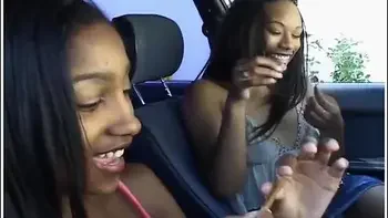 Hot Young Black Coeds Fuck With Strap-on