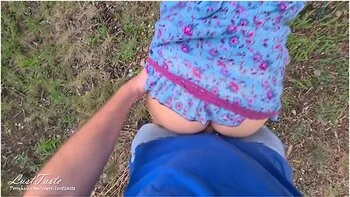 He Came Inside Me With So Much Cum! Fast And Intense Outdoor - Young Amateur Couple Lusttaste 4k