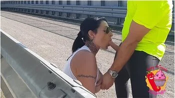 He Falls Off His Bike To Look At Ladymuffin