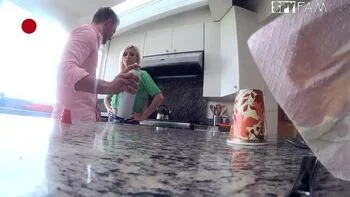 Skinny Blonde Stepsis Kiara Cole Begs For Van Wylde's Big Cock After Thanksgiving Dinner