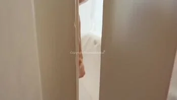 French Stepsister Maevaa Sinaloa Shower Voyeur POV - Big Tits Amateur Sucks Cock & Swallows Cum