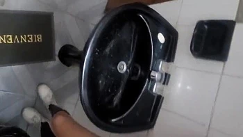 Astrid Cute College Cutie Gets Creampied in Public Bathroom Fuck