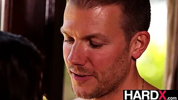 Leana Lovings Surrenders to Codey Steele's Massive Cock - Big Tits Brunette Gets Doggy Style Fuck