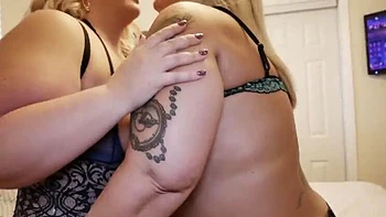 Thor Johnson fucks Davina Raines and Zoey Skyy in amateur threesome with BBW in lingerie