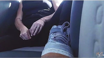 She Masturbates On Backseat While I Drive In Traffic (public Masturbation)