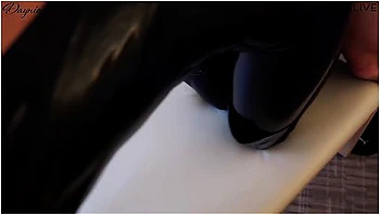 Hardcore Bitch In Latex Mmf Gets Fucked In Three Holes - Cum Battle With Ronny Rosetti