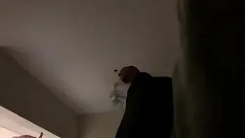 horny snow bunnys take 2 bbcs for dinner while her boyfriend watch